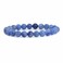 Justinstones Natural Blue Aventurine Rock Crystal Gemstone 8mm Round Beads Stretch Bracelet 7 Inch Unisex