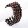 Justinstones Natural Bronzite Gemstone 8mm Round Beads Stretch Bracelet 7 Inch Unisex