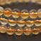 Justinstones Natural Citrine Gemstone 6mm Round Beads Stretch Bracelet 65 Inch