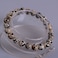 Justinstones Natural Dalmatian Jasper Gemstone 8mm Round Beads Stretch Bracelet 7 Inch Unisex
