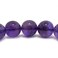 Justinstones Natural Dark Amethyst Gemstone 10mm Round Beads Stretch Bracelet 7 Inch Unisex