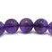 Justinstones Natural Dark Amethyst Gemstone 10mm Round Beads Stretch Bracelet 7 Inch Unisex