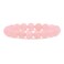 Justinstones Natural Matte Rose Quartz Gemstone 10mm Round Beads Stretch Bracelet 7 Inch Unisex