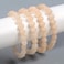 Justinstones Natural Peach Aventurine Gemstone 8mm Round Beads Stretch Bracelet 7 Inch Unisex