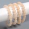 Justinstones Natural Peach Aventurine Gemstone 8mm Round Beads Stretch Bracelet 7 Inch Unisex
