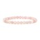 Justinstones Natural Peach Morganite Gemstone 6mm Round Beads Stretch Bracelet 65 Inch
