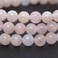 Justinstones Natural Peach Morganite Gemstone 6mm Round Beads Stretch Bracelet 65 Inch