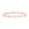 Justinstones Natural Peach Morganite Gemstone 6mm Round Beads Stretch Bracelet 65 Inch