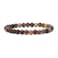 Justinstones Natural Petrified Wood Fossil Gemstone 6mm Round Beads Stretch Bracelet 65 Inch