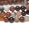 Justinstones Natural Petrified Wood Fossil Gemstone 6mm Round Beads Stretch Bracelet 65 Inch