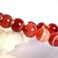 Justinstones Natural Red Banded Agate Gemstone 8mm Round Beads Stretch Bracelet 7 Inch Unisex