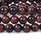 Justinstones Natural Red Tiger Eye Gemstone 6mm Round Beads Stretch Bracelet 65 Inch