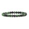 Justinstones Natural Ruby in Zoisite Gemstone 6mm Round Beads Stretch Bracelet 65 Inch