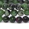 Justinstones Natural Ruby in Zoisite Gemstone 6mm Round Beads Stretch Bracelet 65 Inch