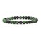 Justinstones Natural Ruby in Zoisite Gemstone 6mm Round Beads Stretch Bracelet 65 Inch