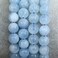 Keleny Natural Blue Aquamarine Quartzite Gemstones 8mm Round Beads Crystal Stretch Bracelets 7 Inch Unisex