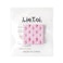 LieToi 14Pcs Preppy Heishi Bracelets Hot Pink and White Gold Smile Heart Star Beaded Surfer Bracelets Polymer Clay Stackable Disc Summer Beach Layering Y2K Stretch
