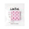 LieToi 14Pcs Preppy Heishi Bracelets Hot Pink and White Gold Smile Heart Star Beaded Surfer Bracelets Polymer Clay Stackable Disc Summer Beach Layering Y2K Stretch