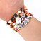 Lonext Halloween Bracelets Set Friendship Clay Preppy Heishi Boo Charm Beads Stackable Bracelet Ghost Pumpkin for Women
