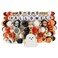 Lonext Halloween Bracelets Set Friendship Clay Preppy Heishi Boo Charm Beads Stackable Bracelet Ghost Pumpkin for Women