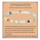 LPBeads Handmade Natural Gemstone Stretch Elastic 4mm Mulitcolor Amazonite Bracelet Healing Crystal Round Stone Beads Jewelry Gifts for Women Men