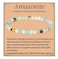 LPBeads Handmade Natural Gemstone Stretch Elastic 4mm Mulitcolor Amazonite Bracelet Healing Crystal Round Stone Beads Jewelry Gifts for Women Men