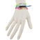LUX ACCESSORIES Rainbow Corded Besties Best Friends Forever ID Bracelet Set 4pc