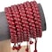 MASSIVE BEADS Natural Chakra Healing Power Crystals Macrame Bracelet Yoga Double Layer Stone Beads Gemstone Meditation Relax Anxiety Bangle for Unisex Women Men Ruby Jade 6mm