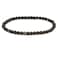 Keleny Natural 4mm Golden Obsidian Round Beads Gemstones Rock Crystal Stretch Bracelet 7 Inch Unisex