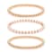 NVENF Gold Bead Bracelets Colorful Tile Bracelet Bangles for Women Stackable Brass Ball Beaded Stretch Bracelets Elasticated White Enamel Bracelets Anniversary Bridal Gift White