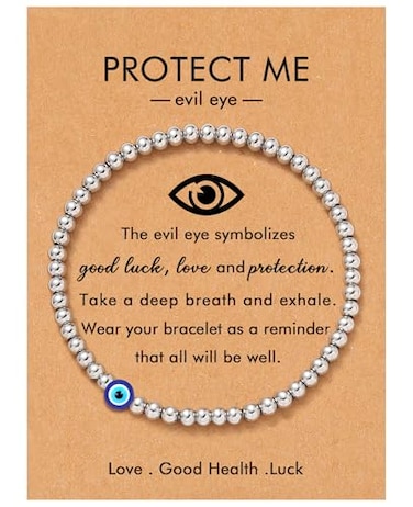 OBSUN Evil Eye Bracelets Lucky Blue Eye Jewelry Evil Eye Bracelet for Women evil eye