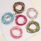 Pingyongchang Boho Colorful Handmade Stackable Bead Bracelets Set Multicolor Seed Layered Stretch Bangle Bracelets Vaction Beach Trendy Jewelry Gifts for WomenGreen