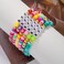 RINTOLER Friendship Bracelets for Women Heishi Surfer Colorful Smile Evil Eye Clay Beaded Stretch Bracelets Elastic Layering Stackable Boho Disc Y2K Aesthetic Summer Jewelry Set
