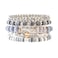 RISHEGAE Crystal Heishi Beaded Bracelet for Women Stackable Bracelet Layering Friendship Summer Stretch Bracelets for Women
