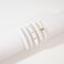 RISHEGAE Crystal Heishi Beaded Bracelet for Women Stackable Bracelet Layering Friendship Summer Stretch Bracelets for Women