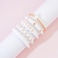 RISHEGAE Heishi Beaded Stretch Bracelets for Women Stackable Polymer Clay Beads Bracelets Friendship Boho Summer Beach Bracelet Jewelry Set