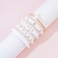 RISHEGAE Heishi Beaded Stretch Bracelets for Women Stackable Polymer Clay Beads Bracelets Friendship Boho Summer Beach Bracelet Jewelry Set