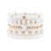 RISHEGAE Heishi Beaded Stretch Bracelets for Women Stackable Polymer Clay Beads Bracelets Friendship Boho Summer Beach Bracelet Jewelry Set
