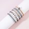 RISHEGAE Heishi Beaded Stretch Bracelets for Women Stackable Polymer Clay Beads Bracelets Friendship Boho Summer Beach Bracelet Jewelry Set