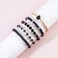 RISHEGAE Heishi Beaded Stretch Bracelets for Women Stackable Polymer Clay Beads Bracelets Friendship Boho Summer Beach Bracelet Jewelry Set
