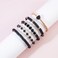RISHEGAE Heishi Beaded Stretch Bracelets for Women Stackable Polymer Clay Beads Bracelets Friendship Boho Summer Beach Bracelet Jewelry Set