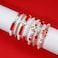 Smilelife Baseball Bracelets for Women Game Day Stackable Bracelets Baseball Mom Jewelry Accesories Red