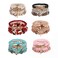 Solosoya Bohemian Stackable Bracelets Set for Women Multipack Multilayer Elastic Rope Boho Colorful Stack Beads Bright Beaded Bracelet 6 Pack