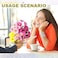 Yaomiao 7 Pieces Rhinestone Stretch Bracelet for Women Tennis Bangle Stackable Rhinestone Bracelet Wedding Jewelry Bridal Silver