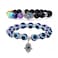 ZZ ZINFANDEL Evil Eye Bracelet Blue Turkish Lucky Fatima Evil Eye Bracelet for Women Men for Protection and BlessingB2PCS