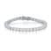 MDFUN Tennis Bracelet for Women and Men 3mm Cubic Zirconia 18K White Gold Plated Size 7 inches