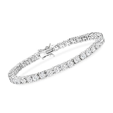 Ross-Simons RossSimons 1150 ct tw CZ Tennis Bracelet in Sterling Silver 8 inches