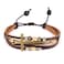 Feraco Religious Cross Wrap Bracelets Women Leather Christian Jewelry For Confirmation Gifts Adjustable