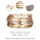 Fesciory Leather Wrap Bracelets for Women Boho Leopard MultiLayer Crystal Beads Cuff Bracelet Jewelry Circle