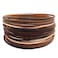 Fesciory Leather Wrap Bracelets for Women Boho Leopard MultiLayer Crystal Beads Cuff Bracelet Jewelry Short PrintBlack